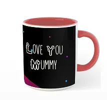 Kreative Canvas - Love You Mummy Tea / Coffee / Milk Mug Red 350 ml / 3.7 inch-thumb1