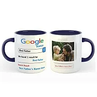 Kreative Canvas - Personalized Family - Best Father Tea/Coffee/Milk Mug Royal Blue 350 ml / 3.7 inch-thumb2