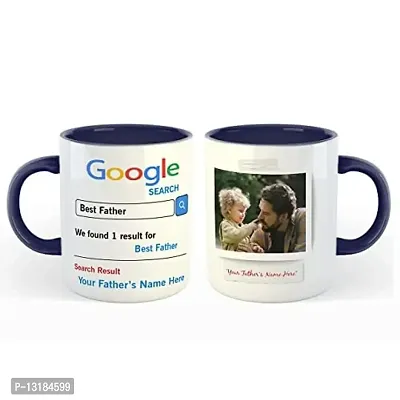 Kreative Canvas - Personalized Family - Best Father Tea/Coffee/Milk Mug Royal Blue 350 ml / 3.7 inch-thumb3