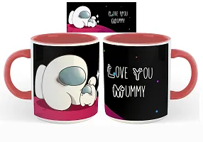 Kreative Canvas - Love You Mummy Tea / Coffee / Milk Mug Red 350 ml / 3.7 inch-thumb2