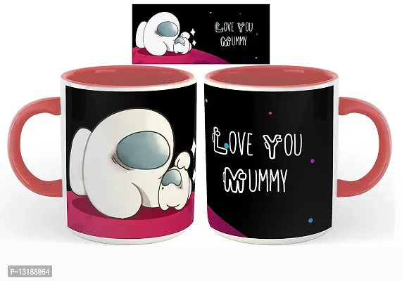 Kreative Canvas - Love You Mummy Tea / Coffee / Milk Mug Red 350 ml / 3.7 inch-thumb3