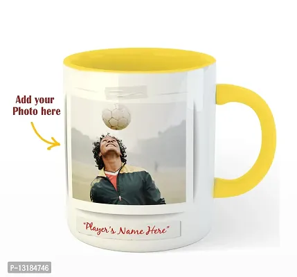 Kreative Canvas - Personalized - Best Player Tea / Coffee / Milk Mug Yellow 350 ml / 3.7 inch-thumb2