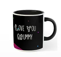 Kreative Canvas - Love You Mummy Tea / Coffee / Milk Mug Black 350 ml / 3.7 inch-thumb1