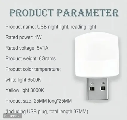 USB LED Light | USB LED Atmosphere Light, Laptop Keyboard Light Home Office Decoration Night Lamp, Adjustable Brightness Pack Of 4-thumb4
