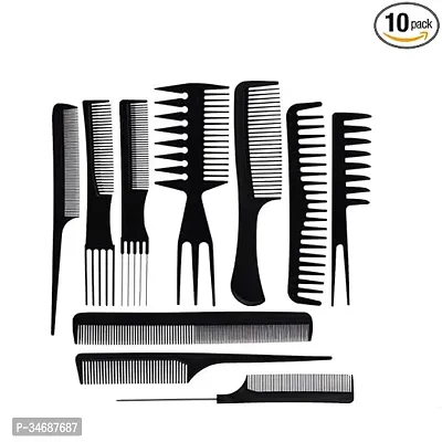 Professional Multipurpose 10 Pcs Hair Comb Set Styling Comb Kangi Salon Kit Combs Comb Come Hair Comb-thumb0