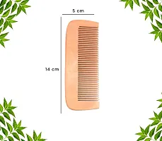 CRAFT CASTLE Handmade Neem Wood Broad Tooth Anti-Dandruff Comb For Men and Women-thumb2