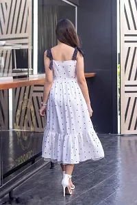 Stylish Trendy Women fit and flare dress for summer-thumb1