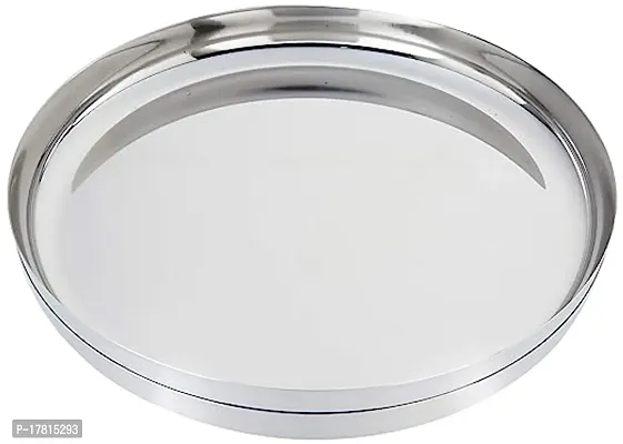 Dinner Plate Set (2 pieces, 29.5cm dia)-Stainless Steel-thumb0