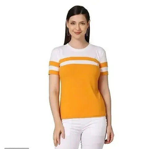 Elegant Blend Tshirt For Women