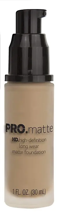 HUDACRUSH BEAUTY Pro Matte High Definition LA Foundation, Waterproof Long Lasting Matte Girl Cream Foundation for Face Makeup (30ml) (Bisque)-thumb1
