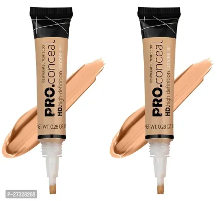 Flawless Finish Pro HD Waterproof Concealer Cream For Natural Full Coverage Pack Of 2-thumb0