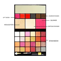 HUDA CRUSH BEAUTY Eyeshadow Palette with Brush Set Combo of All in One Makeup kit Palette with White Foundation Brush for face Makeup-thumb3