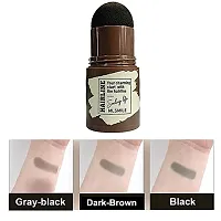 HUDA GIRL BEAUTY Eyebrow Stamp Stencil Kit, One Step Brow Stamp Makeup Powder, Reusable Eyebrow Stencils Shape Thicker and Fuller Brows, Waterproof Long Lasting (Black)-thumb2