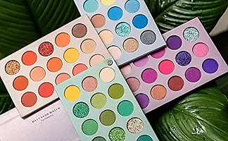 KASCN 60 Colors Eyeshadow Palette, 4 in1 Color Board Makeup Palette Set Highly Pigmented Glitter Metallic Matte Shimmer Natural Ultra Eye Shadow Powder Easy to Blend-thumb1