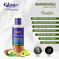 Maha Bhringraj Hair Oil - Ayurvedic onon Mahabhringraj Herbal Hair Oil with Amla Extracts for Scalp Massage, Hair Growth Pack Of 3-thumb3