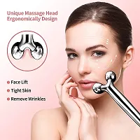 HUDACRUSH BEAUTY 3D Manual Roller Massager Face-lift Wrinkle Remover Facial Massage for Relaxation and Skin Tightening-thumb1