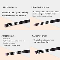 HUDA CRUSH BEAUTY Eyeshadow Palette with Brush Set Combo of All in One Makeup kit Palette with Eyeshadow Blending Brushes (4pcs Eye Shades Brush)-thumb3