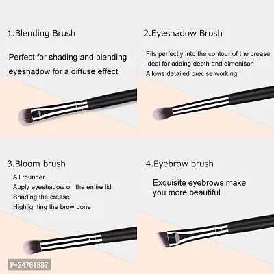 HUDA CRUSH BEAUTY Eyeshadow Palette with Brush Set Combo of All in One Makeup kit Palette with Eyeshadow Blending Brushes (4pcs Eye Shades Brush)-thumb4