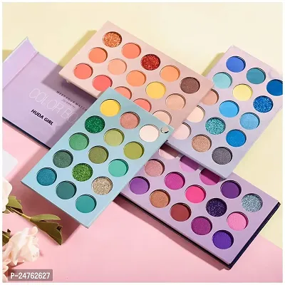 HUDA GIRL Beauty 60 Shades Color Board Eyeshadow Palette - Matte, Shimmer and Glitters Eye Shadow Makeup Kit for Girls and Womens