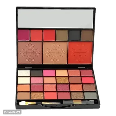 HUDA GIRL BEAUTY Professional Makeup Kit for Girls (Eyeshadow, Blush, Highlighter, Contour, Lip Gloss, Eyebrow Powder) All in One Palette for Make up Look