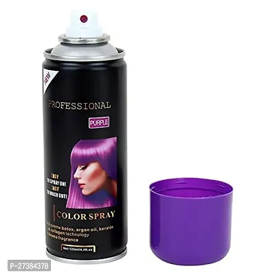 Temporary Hair Color Spray with Argan Oil, Botox, Keratin and Collagen Purple