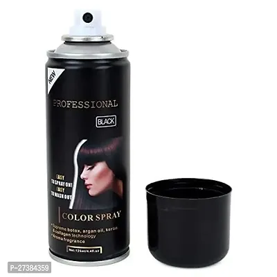 Temporary Black Hair Color Spray with Botox, Collagen and Argan Oil