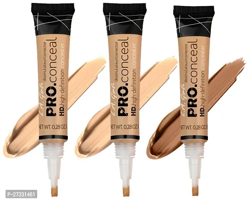 Flawless Coverage Ultra-Lightweight Liquid Concealer For Effortless Blending Pack Of 3