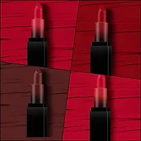 HUDA GIRL BEAUTY Fabulous 4 Red Edition Cushion Matte Lipstick, 4 in 1 Velvet Matte Finish Lipsticks Combo-thumb2