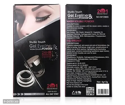 HUDACRUSH BEAUTY 2-in-1 Gel Eyeliner and Eyebrow Powder Palette in BlackBrown with Brush-thumb5