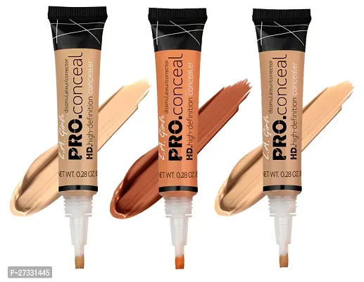 Ultra Blendable Matte And Poreless Concealer For Natural Full Coverage Pack Of 3