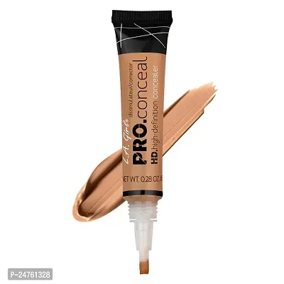 L.A Girl Hd Pro Natural Full Coverage Concealer, Matte  Poreless Ultra Blendable Liquid Conceal, Beautiful Bronze, 8G Cruelty  Vegan Free