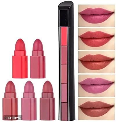 Fabulous Red Edition 5 In 1 Matte Finish Lipstick-thumb0