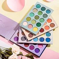 BeautyGlazed Color Board Eyeshadow Palette Makeup Highlighters High Pigmented Professional Mattes and Shimmers, Multicolor, 60 Count-thumb2