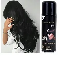 Temporary Black Hair Color Spray with Botox, Collagen and Argan Oil Pack Of 2-thumb1