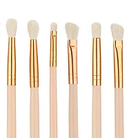 HUDA GIRL BEAUTY Professional 12Pcs Makeup Eyeshadow Brushes Kit For Girl with Make up Brush Pouch (champagne)-thumb1