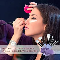HUDACRUSH BEAUTY Professional Makeup Brush Set of 12 Face Makeup Brushes Makeup Brush Set - Blue-thumb4