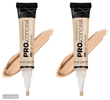 Natural Full Coverage Concealer,Matte And Poreless Ultra Blendable Liquid Conceal -Ultra Blendable Liquid Conceal Pack Of 2-thumb0