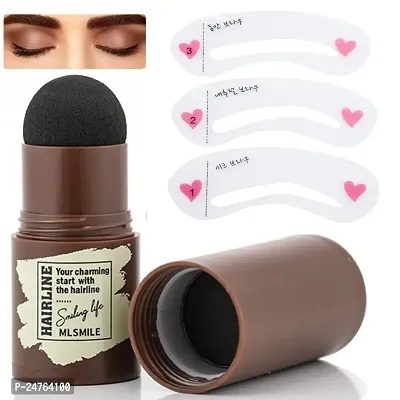 HUDA GIRL BEAUTY Professional Eyebrow Shaper Kit - Eyebrow Color Stamp, 3Pcs Eyebrow Shaping Stencils, 2Pcs Eyebrow Mascara Brush