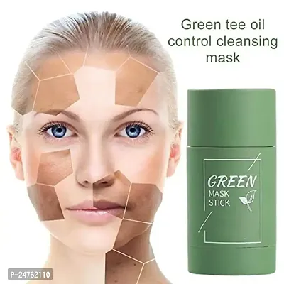 HUDA CRUSH BEAUTY Green Tea Mask Stick with Blackhead Remover, Clay Face Mask, Green Tea Extract, Oil Control Acne Remover, Pore Cleansing, Purifying, Detoxifying Skin for Men and Women-thumb5