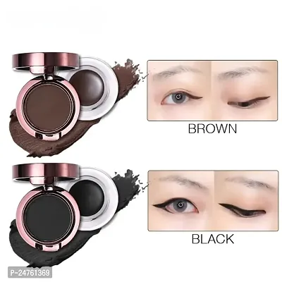 HUDACRUSH BEAUTY 2-in-1 Gel Eyeliner and Eyebrow Powder Palette in BlackBrown with Brush-thumb4