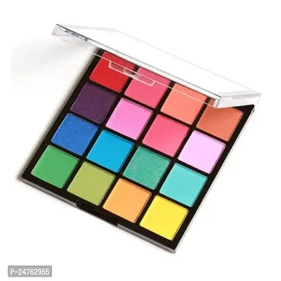 HUDA GIRL BEAUTY Brights Edition Mini Eyeshadow Palette - 16 Shimmer and Matte Shades-thumb3