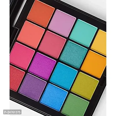 HUDACRUSH BEAUTY Swiss Edition HR 16 Color Mini Eyeshadow Palette (Brights)-thumb2