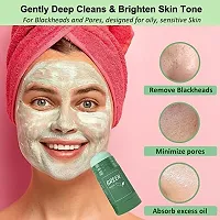 HUDACRUSH Green Tea Stick Face Mask For Blackhead Remover, Anti Acne, Oil Control,Deep Clean Pore,Purifying Solid Cleansing Clay Stick Mask Skincare For Men  Women-thumb2