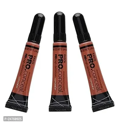 KASCN Professional High Definition Concealer, Set of 3, Orange concealer, 24g