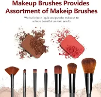 BEAUTY GLAZED Professional 12Pcs Makeup Brush Set with Travle Pouch (Pink)-thumb2