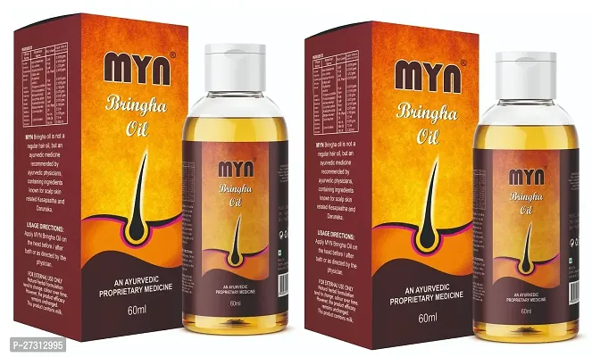 2 pcs Ayurvedic Bringha Oil Blend for Hair Fall Control and Growth