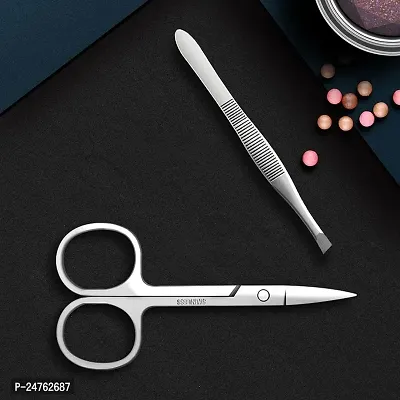 HUDANAILS 16 Pcs Manicure Kit Set Nail Clippers Pedicure Kit Stainless Steel Manicure Kit, Professional Grooming Kit, Scissors Acne needle, Blackhead Tool with Travel Case-thumb3