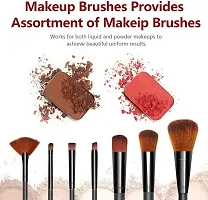 HUDACRUSH Beauty Professional Makeup Brush Set - 12 Pcs Face Makeup Brushes Makeup Brush Set (Black)-thumb1