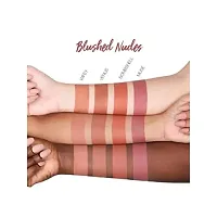 Sh.Huda Professional Beauty Lipstick Combo Pack, Set of 4 Nude Edition Liquid Mini Lipsticks, Matte Finish - Multicolor-thumb2