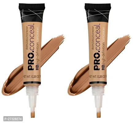 Natural Finish Full Coverage Concealer, Matte And Poreless Ultra Blendable Liquid Conceal - Toast, 8 Gm Vegan And Cruelty Pack Of 2